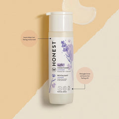 The Honest Company Baby Shampoo, Body Wash & Conditioner Duo, 2-in-1 Cleansing, Silicone-Free, Naturally Derived, Lavender Calm Scent, 20 fl oz