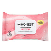 The Honest Company Grapefruit Grove Sanitizing Wipes, Kills 99.99% of Germs, Safe for All Hands, Antibacterial, Dermatologist Tested, 50 Count
