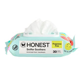 The Honest Company Plant-Based Snot Removing Wipes, Soothing Nose Face with Aloe, Hypoallergenic, Sensitive Skin, EWG Verified, Fragrance-Free, 30 Count