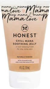The Honest Company Mama Chill Soothing Jelly, Cooling Formula for Itchy Dry Growing Belly, Aloe and Eucalyptus Infused, 4 fl oz