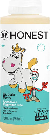 The Honest Company Foaming Bubble Bath, Gentle on Skin, Dermatologist Tested, Tear Free, Hypoallergenic, Disney and Pixar's Toy Story, Sensitive Fragrance Free