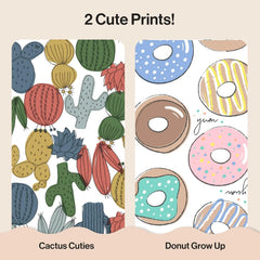 The Honest Company Comfort Dry Disposable Daytime Diapers for Sensitive Skin, Hypoallergenic, Fragrance-Free, Donut Grow Up + Cactus Cuties, Club Box, Size 4 (22-37 lbs), 54 Count