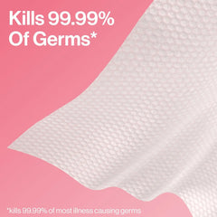 The Honest Company Grapefruit Grove Sanitizing Wipes, Kills 99.99% of Germs, Safe for All Hands, Antibacterial, Dermatologist Tested, 15 Count