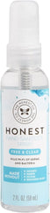 The Honest Company Plant-Based Hand Sanitizer Spray, Kills 99.9% of Germs, Hypoallergenic, Quick-drying, Moisturizing, Fragrance-Free, 2 fl oz