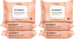 Honest Beauty Fragrance Free Cleansing Makeup Remover Facial Wipes | Plant Based,Hypoallergenic,Gentle for Sensitive Skin |,(Pack of 180)