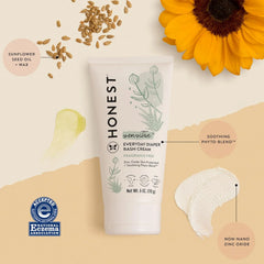 The Honest Company Diaper Rash Cream, Zinc Oxide Ointment, Moisturizing & Calming, Hypoallergenic, NEA Recognized, Cruelty-Free, Value Size 6 oz