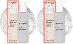 Honest Beauty Gentle Gel Daily Face Cleanser, Calms, Refreshes, Hydrates, Vegan Safe for Sensitive Skin, 5 fl oz, (Pack of 2)